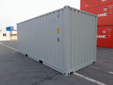 20´ Container, neuwertig, in den Farben  weiß oder grau